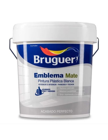 MATE EMBLEMA BRUGUER BLANCO 15L